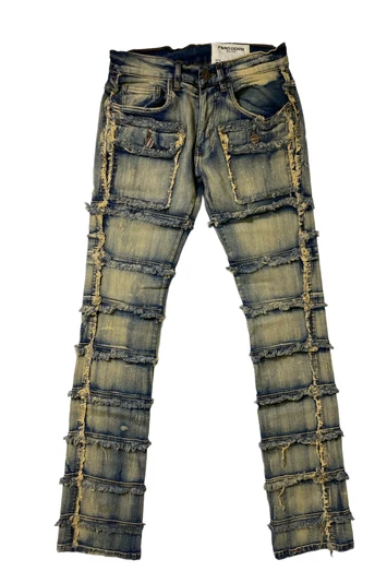 FWRD DENIM CO. Patchwork True Stacked