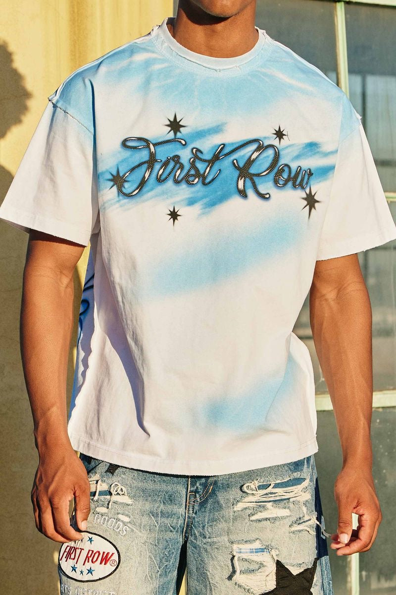 First Row White Graffiti shirt