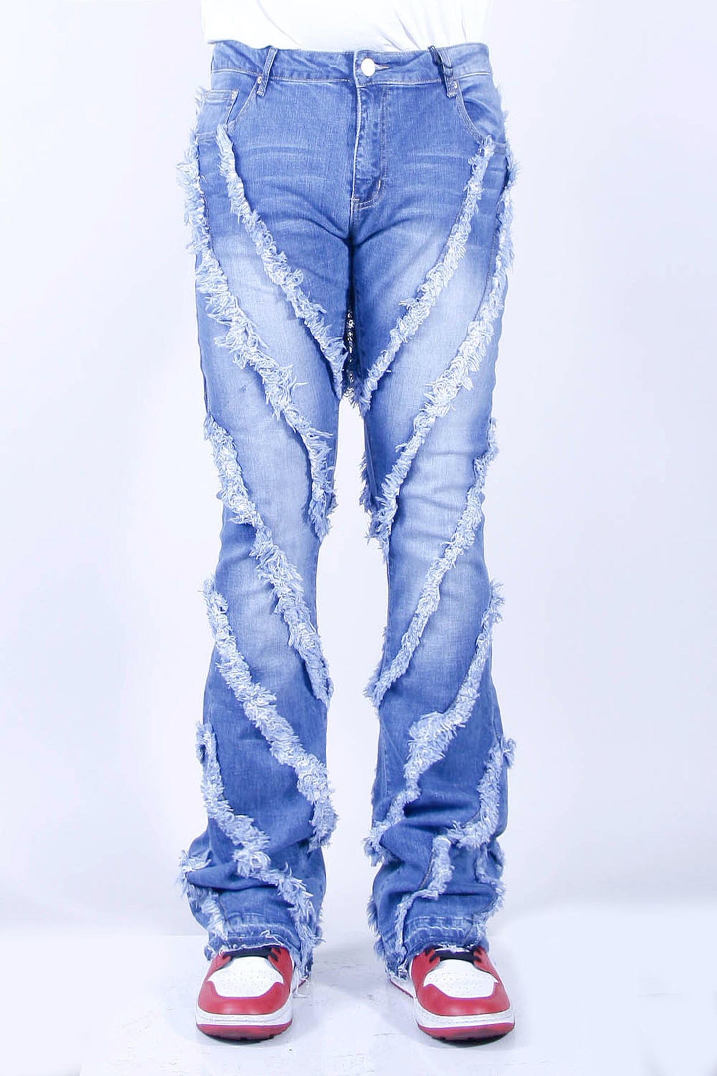 Cooper 9 - storm stack jeans mid wash