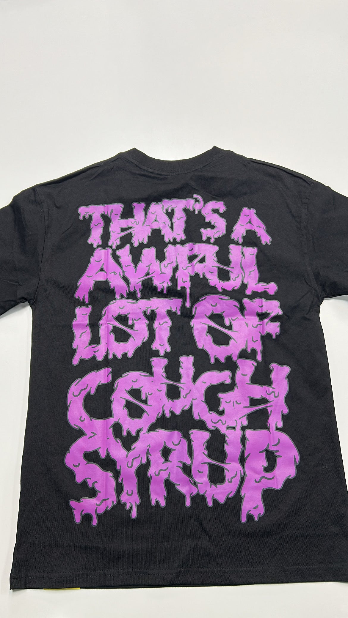 Thats a awful lot of cough syrup - skull sipping tee
