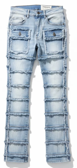 FWRD 'Patchwork True Stacked Denim'