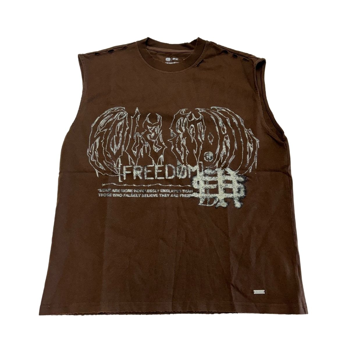 Sole Et Al - Sleeveless Brown tee