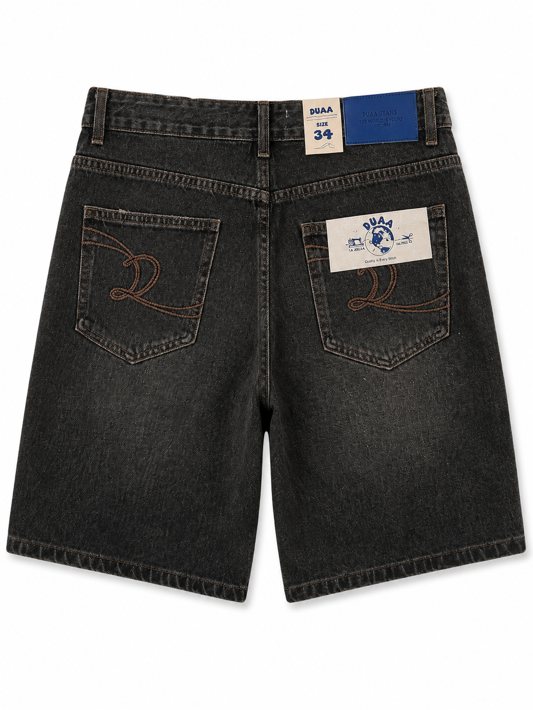 DUAA JEAN SHORTS TAG