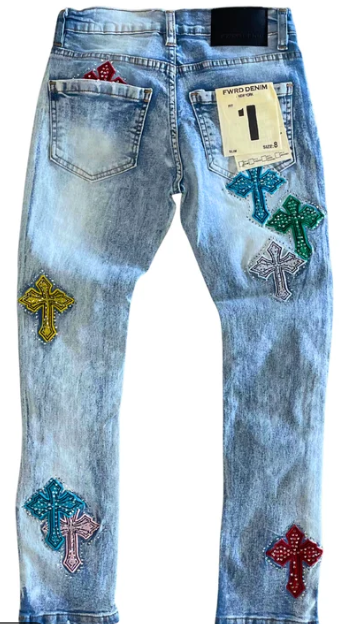 FWRD DENIM ICE BLUE MULTI