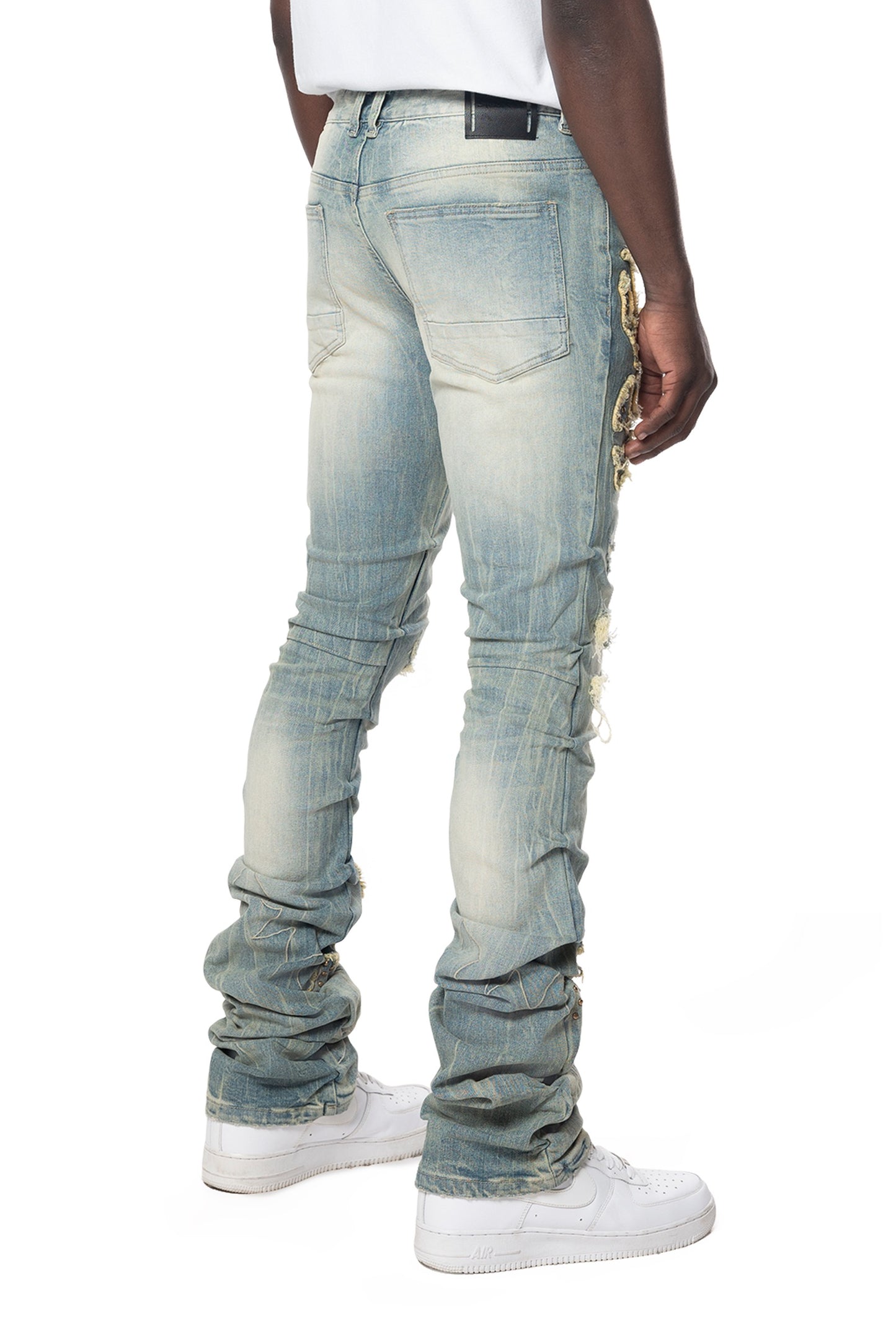 Smoke Rise"Western Studded Denim" Pants