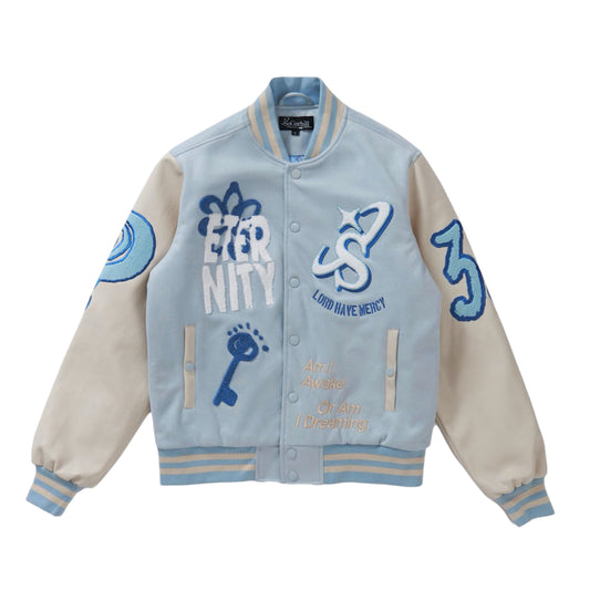 Sugar Hill - "Mercy" Suede Letterman Jacket