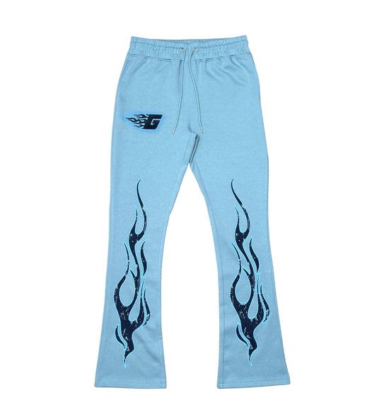 Genuine "Blue Flame" Stack Sweats