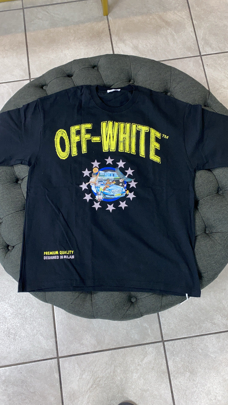 Off White (black/yellow) t-shirt