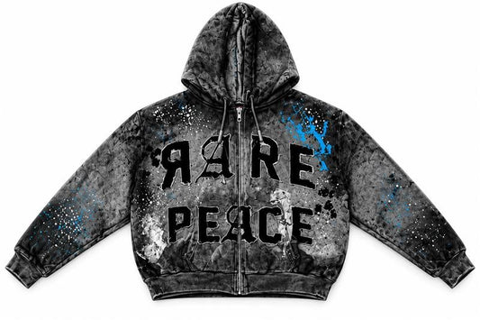 RARE PEACE RHINESTONE HOODIE