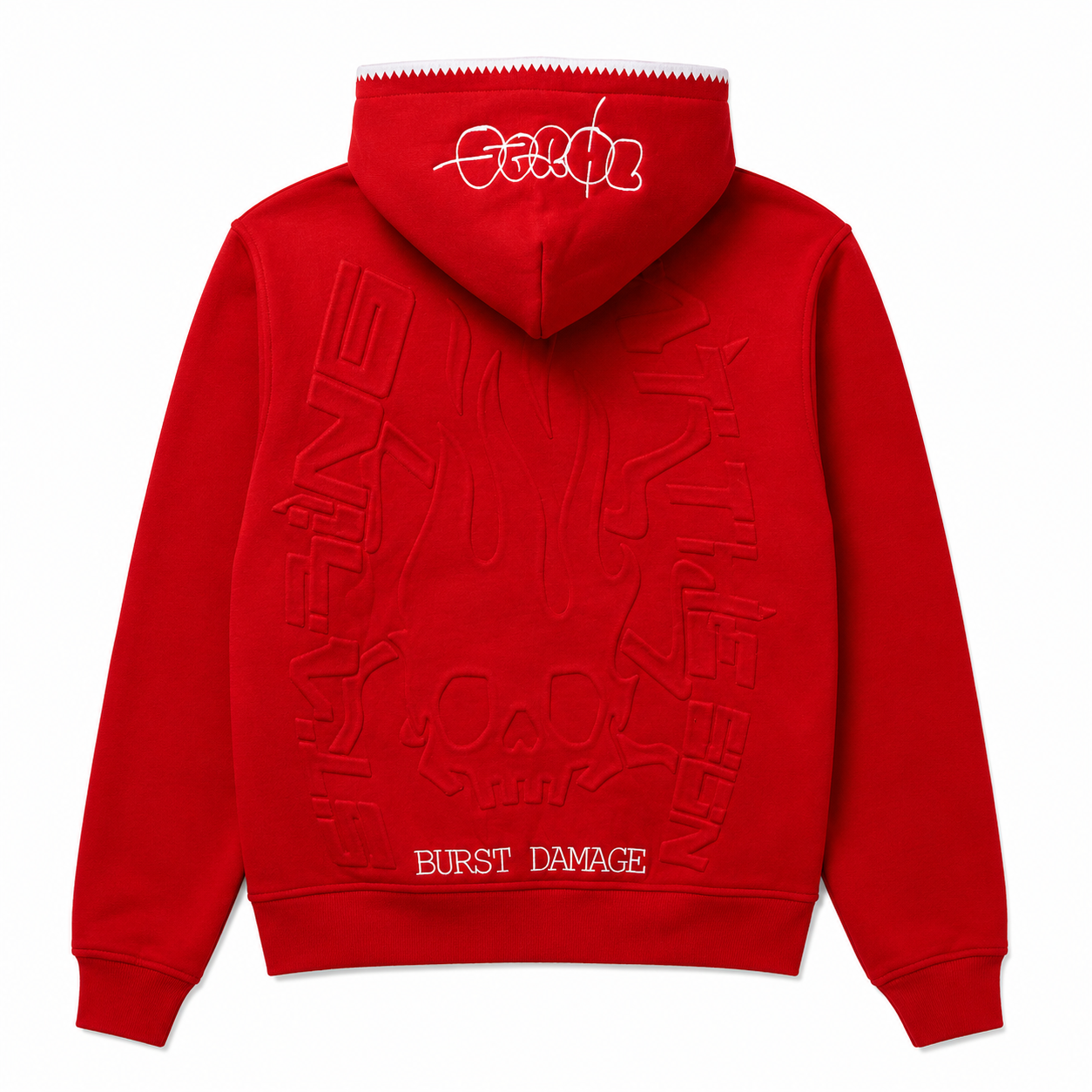 SUGAR HILL "Staring" Embossed Hoodie