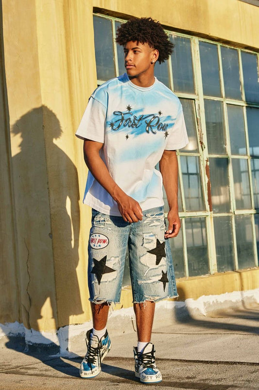 First Row White Graffiti shirt