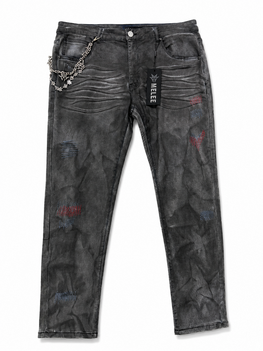 Melee "Detroit" Jeans Oil Black