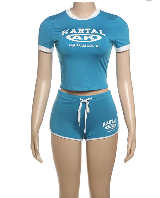Honey Trap - Blue Kartel short set