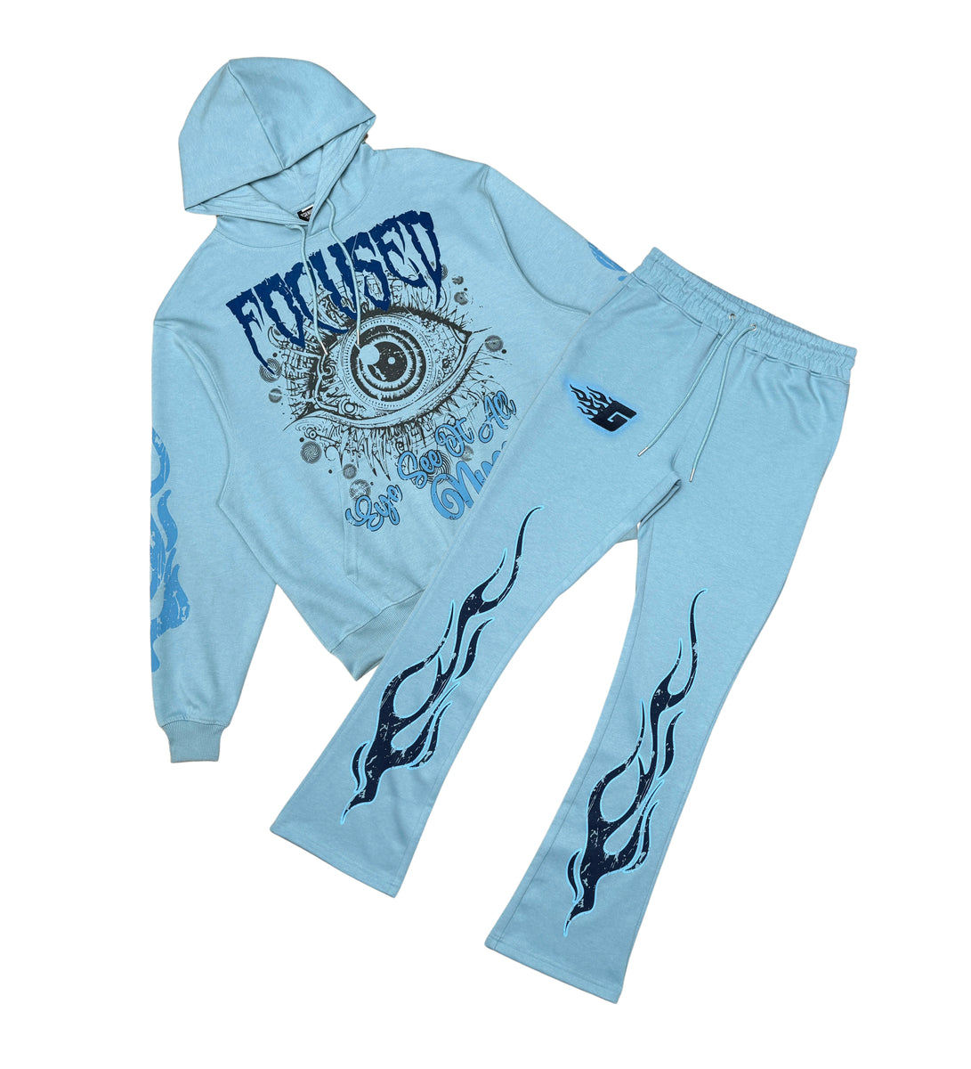 Genuine "Dust Blue" Hoodie