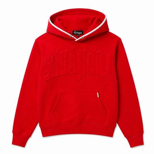 SUGAR HILL "Staring" Embossed Hoodie