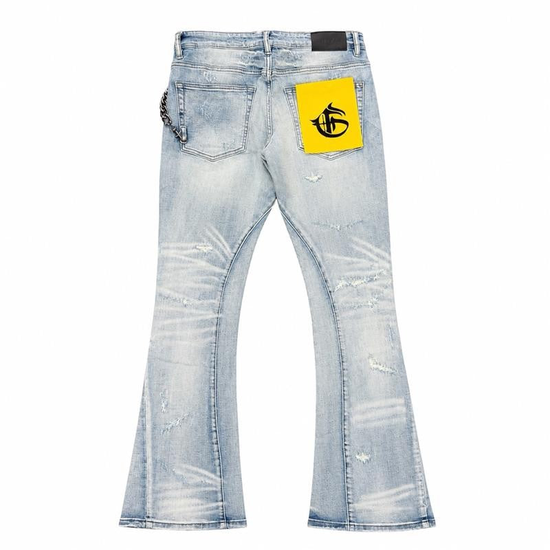 GIFTED LA MOSEY DENIM LIGHT WASH PANTS