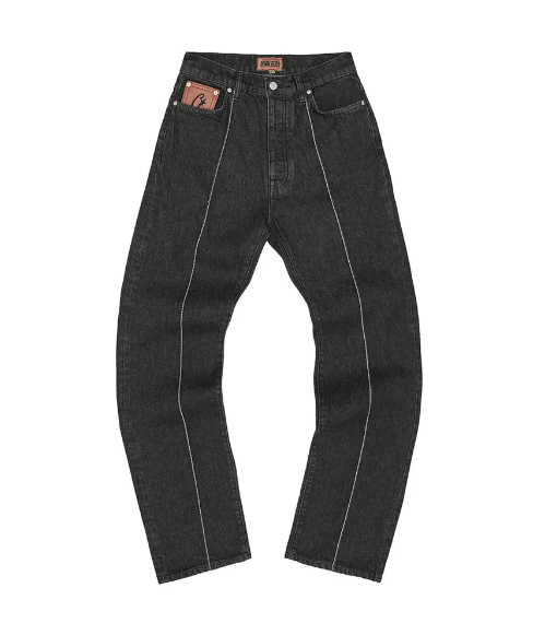 Corteiz C-Star Stitch-Down Jeans 'Black'