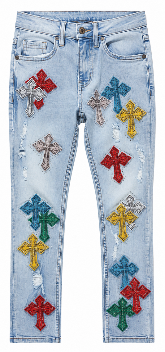 FWRD DENIM ICE BLUE MULTI