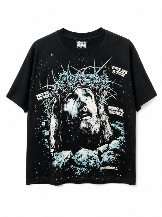 SPACE APE MADNESS RHINESTONE T-SHIRT