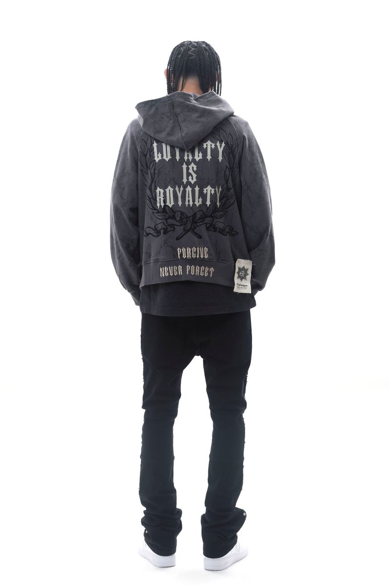 Civilized - grey darkages full zip up
