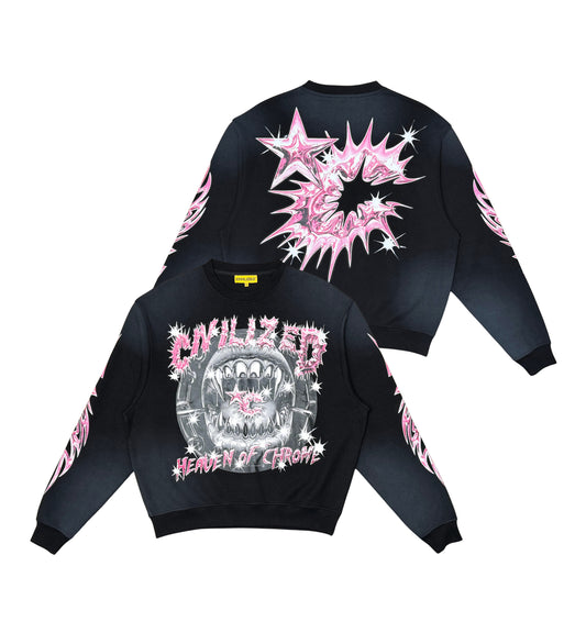 Civilized "Heaven of Chrome" Crew Neck