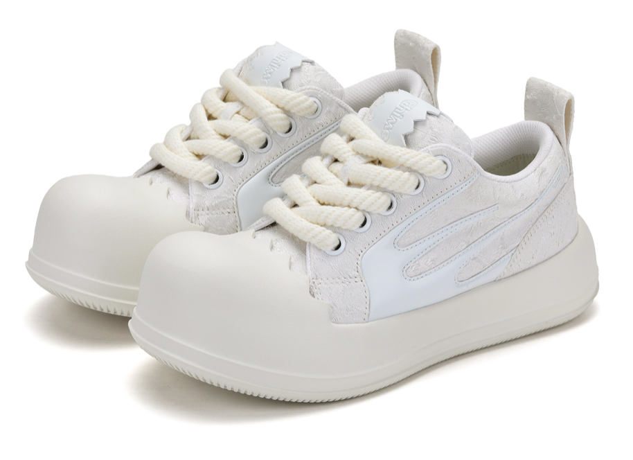 RHIME USA JAGGED TRIM BIG TOE HEIGHT SNEAKER