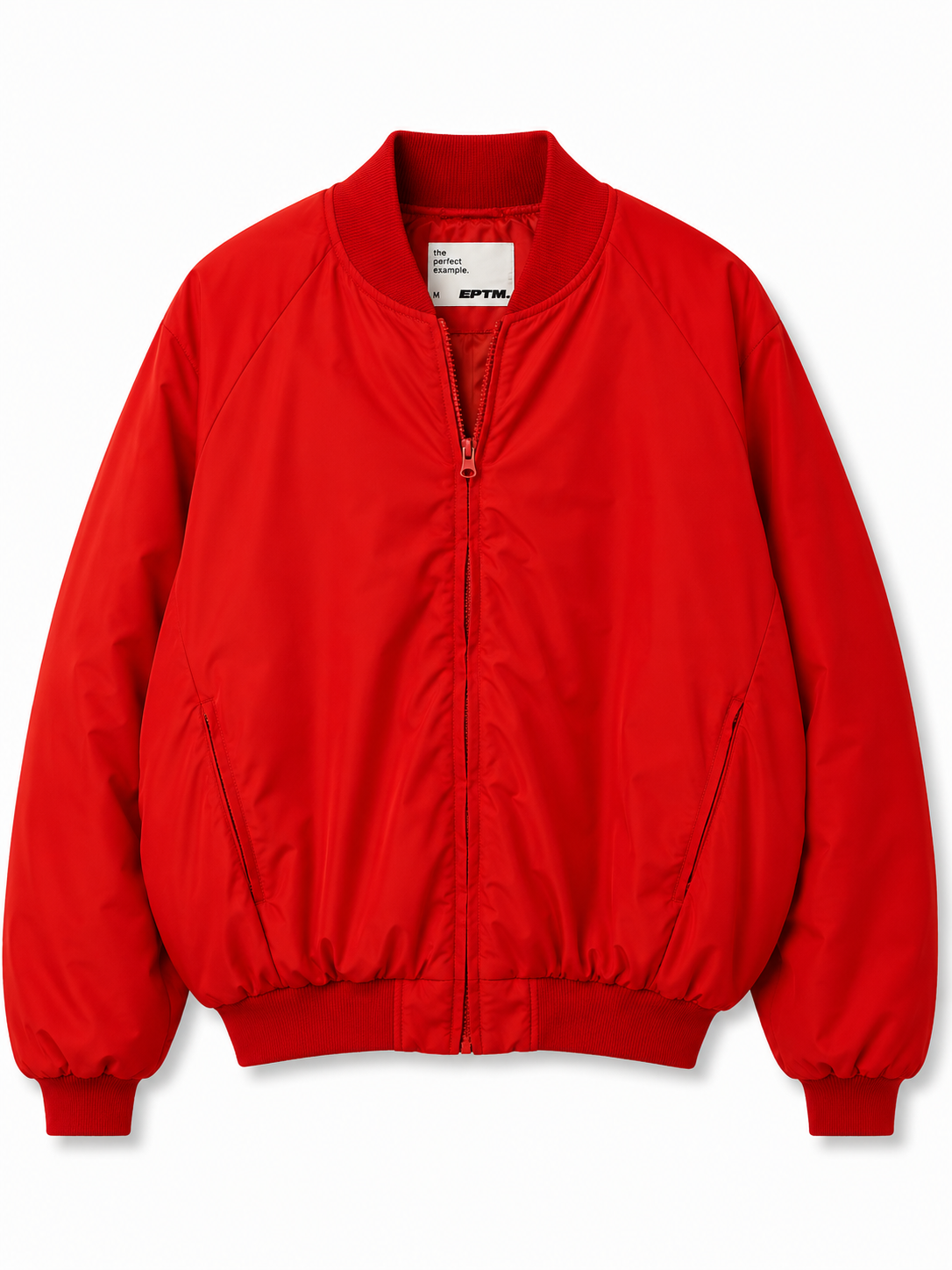 EPTM-CAPITAL CROPPED BOMBER RED
