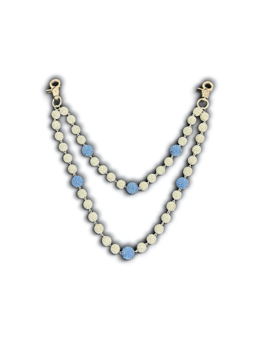 POWDER BLUE ICE WALLET CHAIN