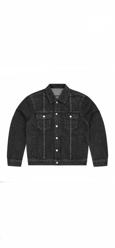 Corteiz C-Star Stitch-Down Denim Jacket 'Black' Copy