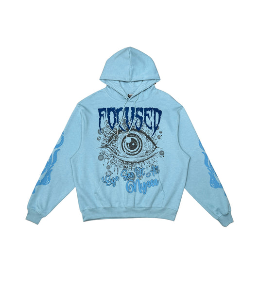 Genuine "Dust Blue" Hoodie