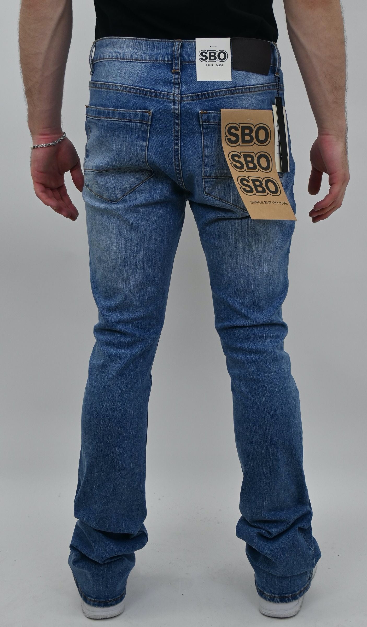 SBO Blue Stacked Jeans