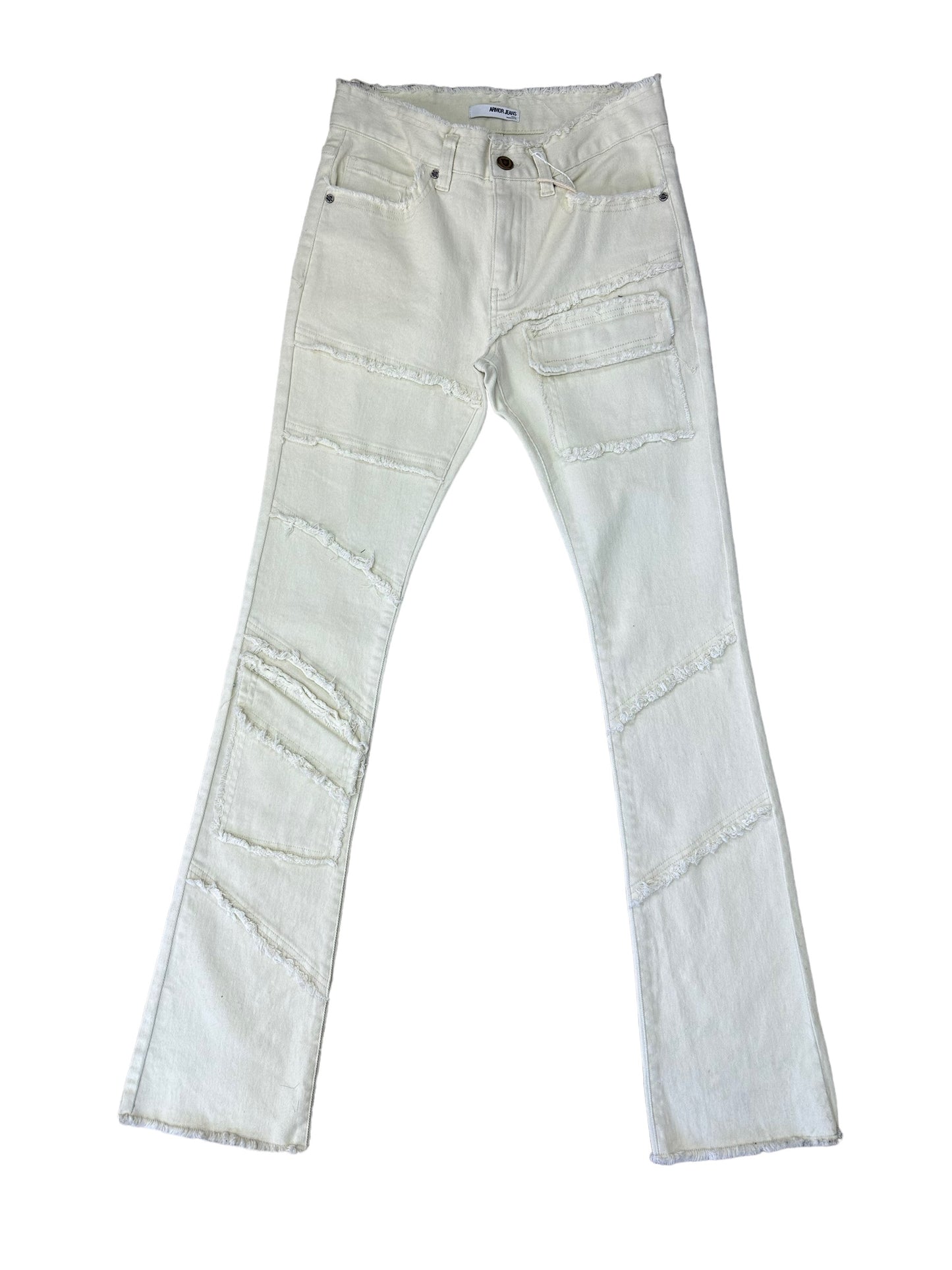 Amor Black Frey Stacked Jeans