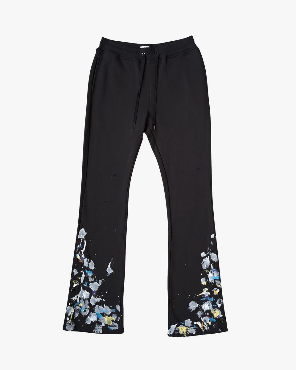 Eptm - paint snapped flared pants