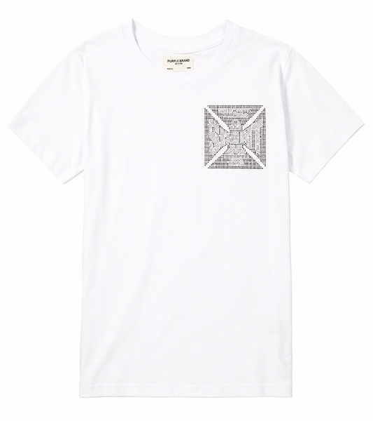 FWRD DENIM Rhinestone Saint T-Shirt