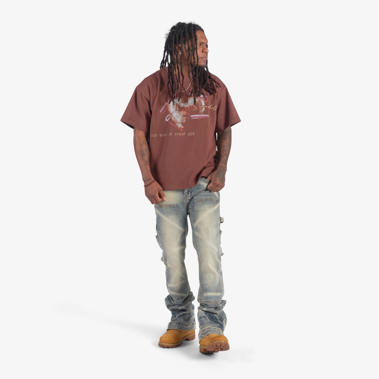 SH Brutal t shirt brown