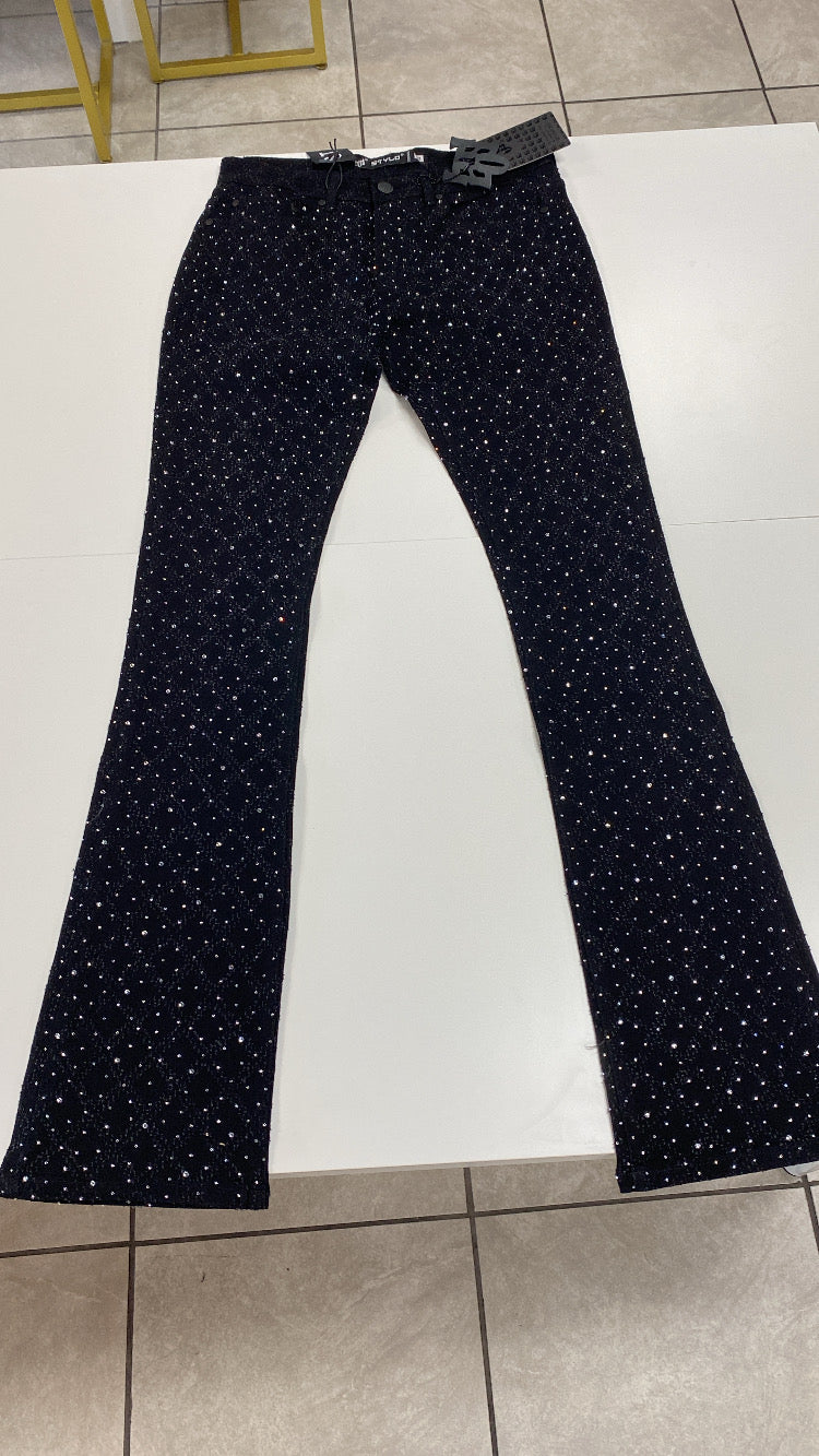 Stylo Rhinestone jeans - black