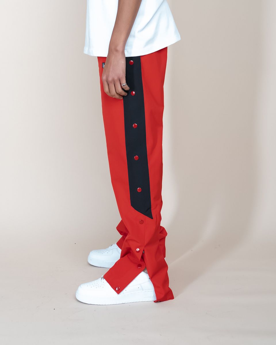 Eptm - Red coated flared pants