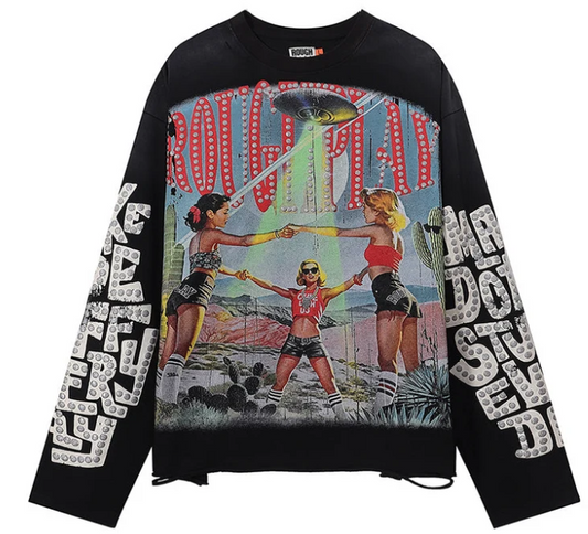 ROUGHPLAY UFO LOING SLEEVE BLACK