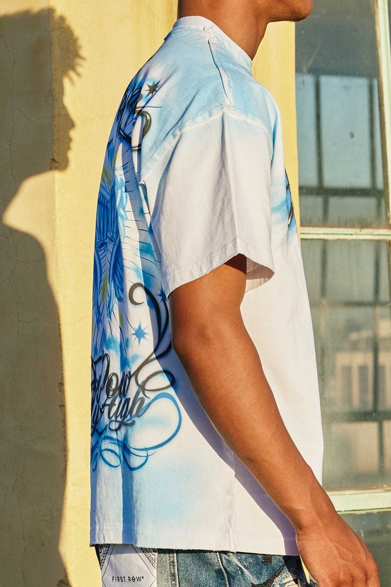 First Row White Graffiti shirt