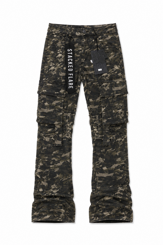 Stylo Camo Stacked Flare